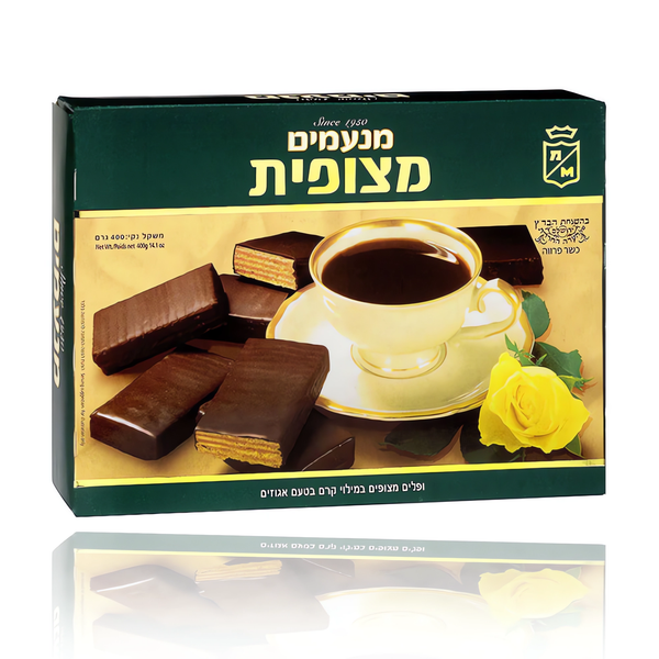 Manamim Coated Wafers Hazelnut Flavored Cream 400 g