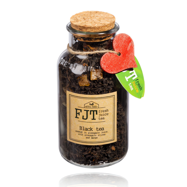 FJT Black Tea Soaked in Pineapple Juice with Pineapple Slices and Mango 4.6oz