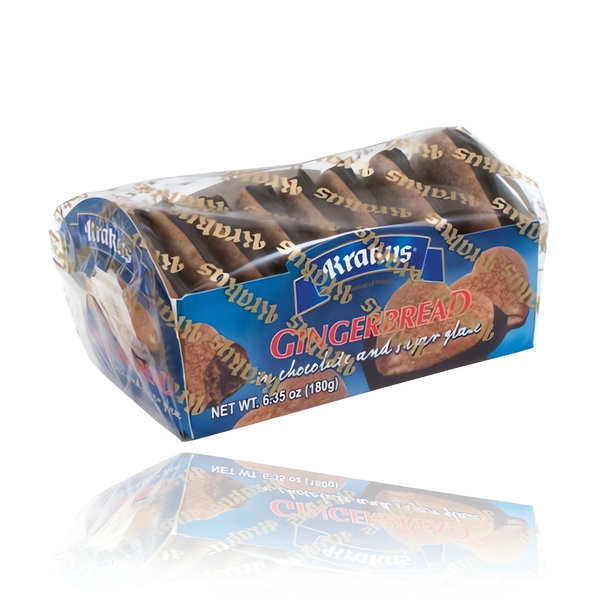 Krakus Gingerbread Hearts in Chocolate And Sugar 180 g