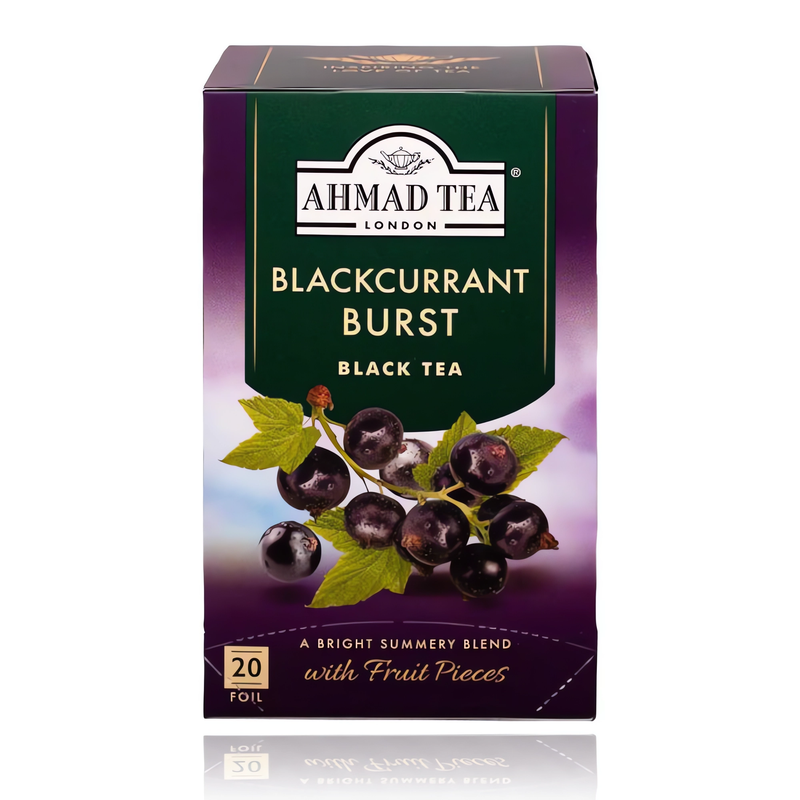 Ahmad Blackcurrant Black Tea 20 Tea Bags