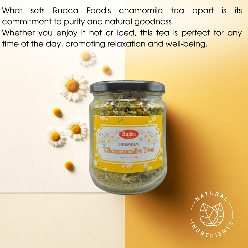 Chamomile Herbal Tea 2oz by Rudca food