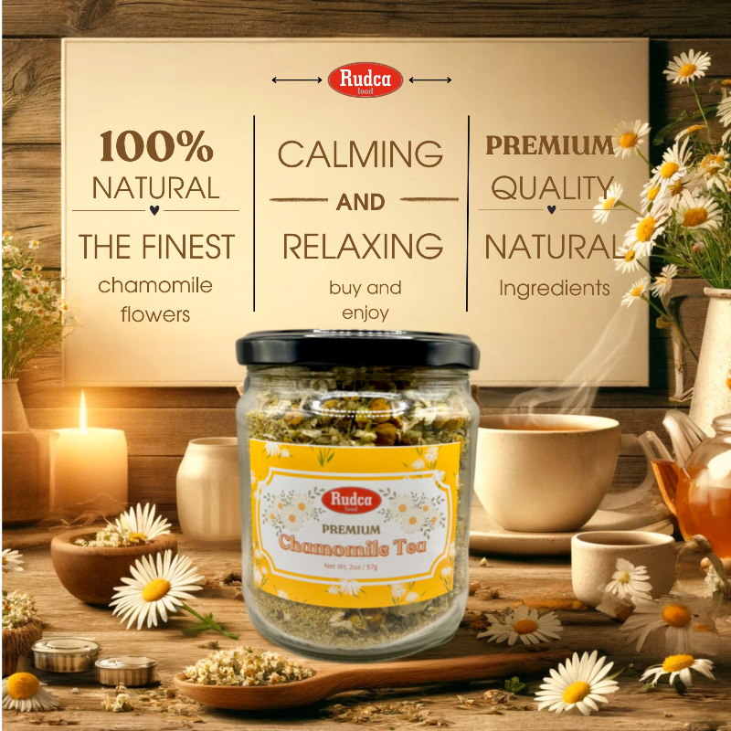 Chamomile Herbal Tea 2oz by Rudca food