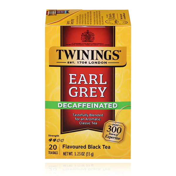 Twinings Black Tea Earl Grey Decaf 20 Tea Bags