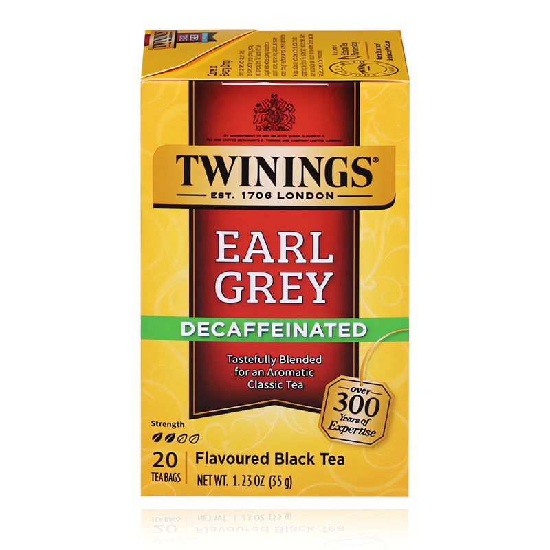 Twinings Black Tea Earl Grey Decaf 20 Tea Bags