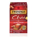 Twinings Black Tea Ultra Spice Chai 20 Tea Bags