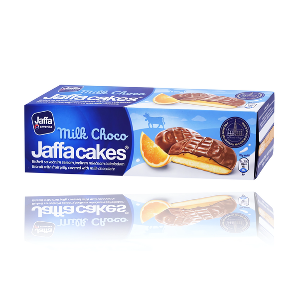 Jaffa Crvenka Milk Chocolate with Orange Biscuit Cookies 158 g