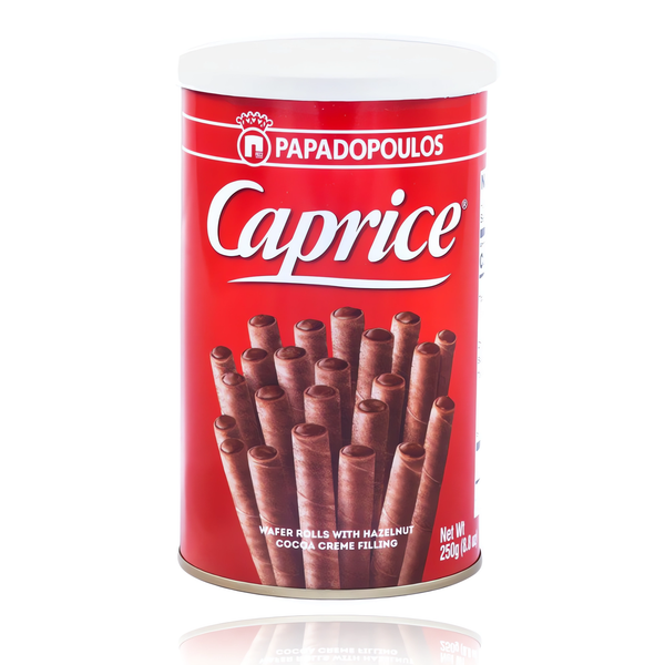 Papadopoulos Caprice Wafer Rolls with Praline Filling 250 g