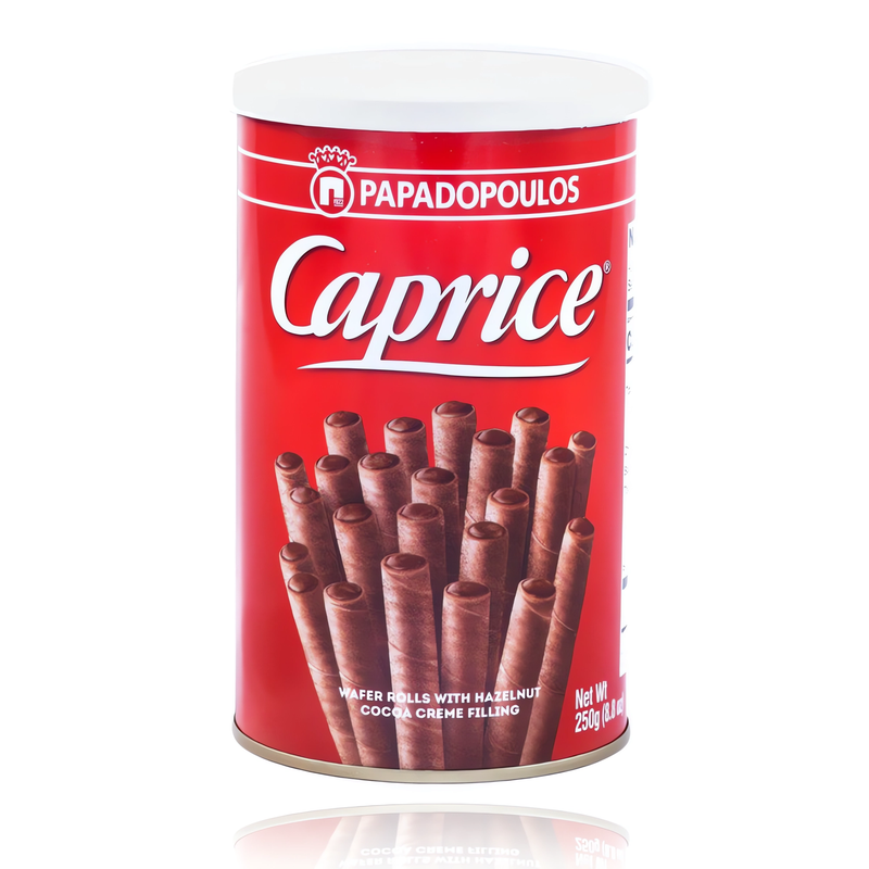 Papadopoulos Caprice Wafer Rolls with Praline Filling 250 g