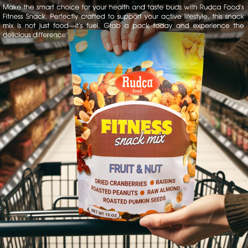 Fitness Snack Mix Fruit & Nut 15oz by Rudca food