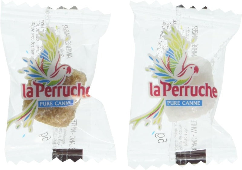 La Perruche Wrapped White and Brown Sugar Cubes 1 lb