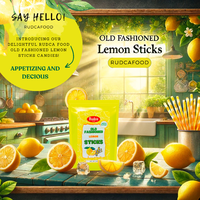 Old Fashioned Lemon Sticks 5oz by Rudca food