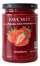 Favorit Preserve Strawberry Jam 12.3 oz