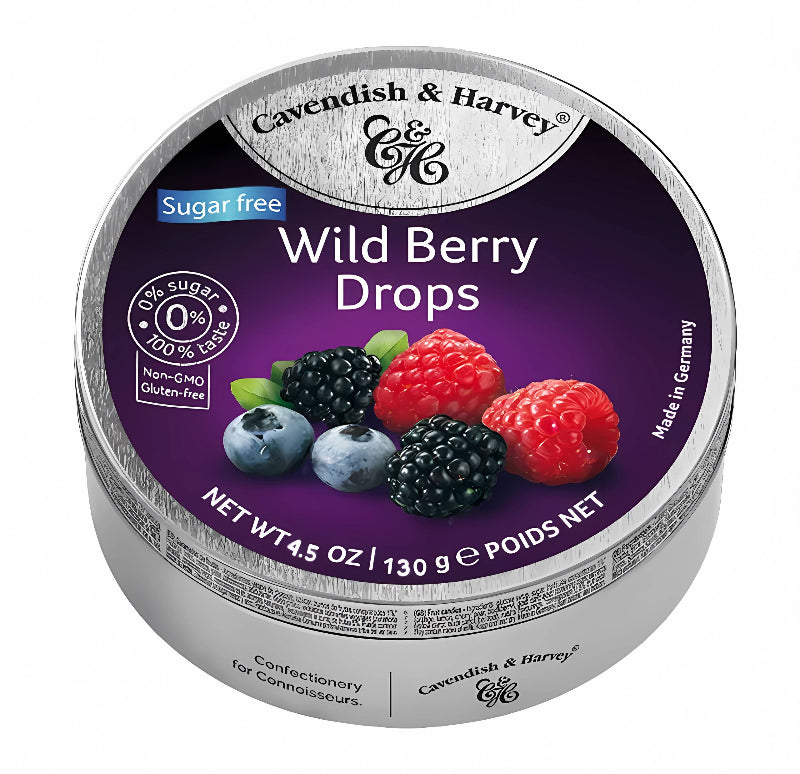 Cavendish & Harvey Sugar Free Wild Berry Drops 130g