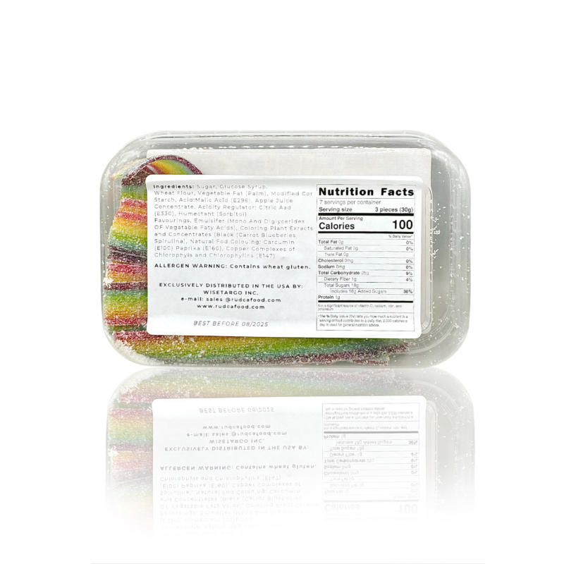 Sour Strips Tutti Frutti 7.4 oz by Rudca food