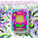 Sour Strips Green Apple 7.4 oz by Rudca food
