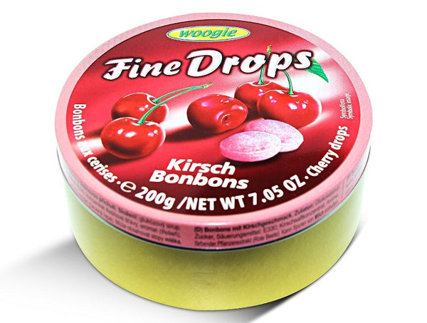 Woogie Fine Drops Cherry Candies 200 g