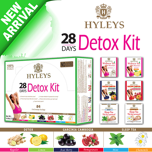 Hyleys 28 Days Detox Kit - 84 Tea Bags