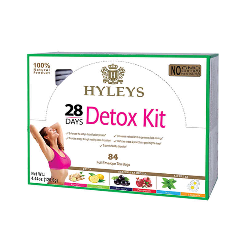 Hyleys 28 Days Detox Kit - 84 Tea Bags