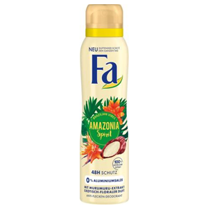 Fa Amazonia Spirit 0% Aluminiumsalze Spray Deodorant 150 ml