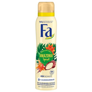 Fa Amazonia Spirit Déodorant Spray 0% Sels d'Aluminium 150 ml