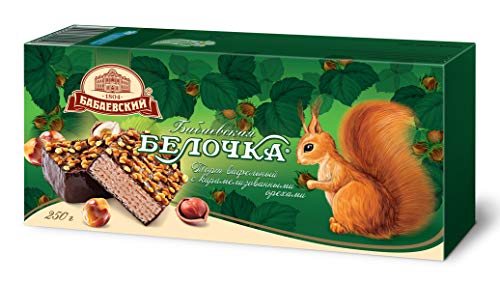 Belochka Waffel-Schokoladenkuchen mit Haselnüssen 250 g