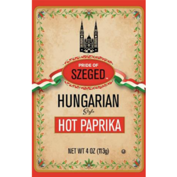 Szeged Hungarian Paprika Hot Spice 113g / 4oz