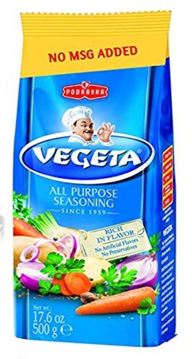 Vegeta Gourmet Seasoning No MSG, 17.5 oz / 500 g