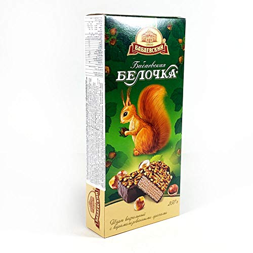 Belochka Wafer Chocolate Cake with Hazelnuts 250 g