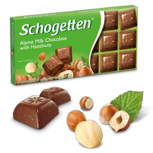 Schogetten Alpine Milk Chocolate With Hazelnuts 100 g