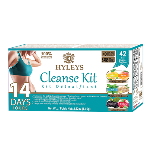 Hyleys Tea 14 Days Cleanse Kit - 42 Tea Bags