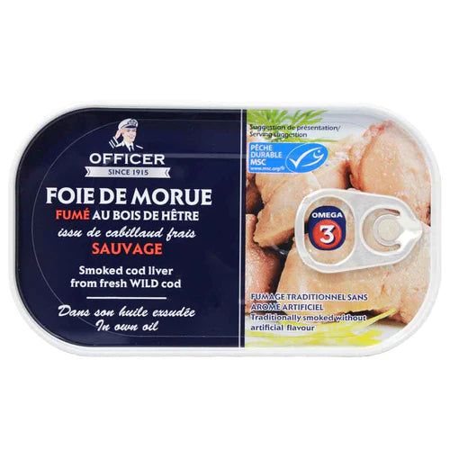 Officer Smoked Cod Liver 120 g / 4.26 oz