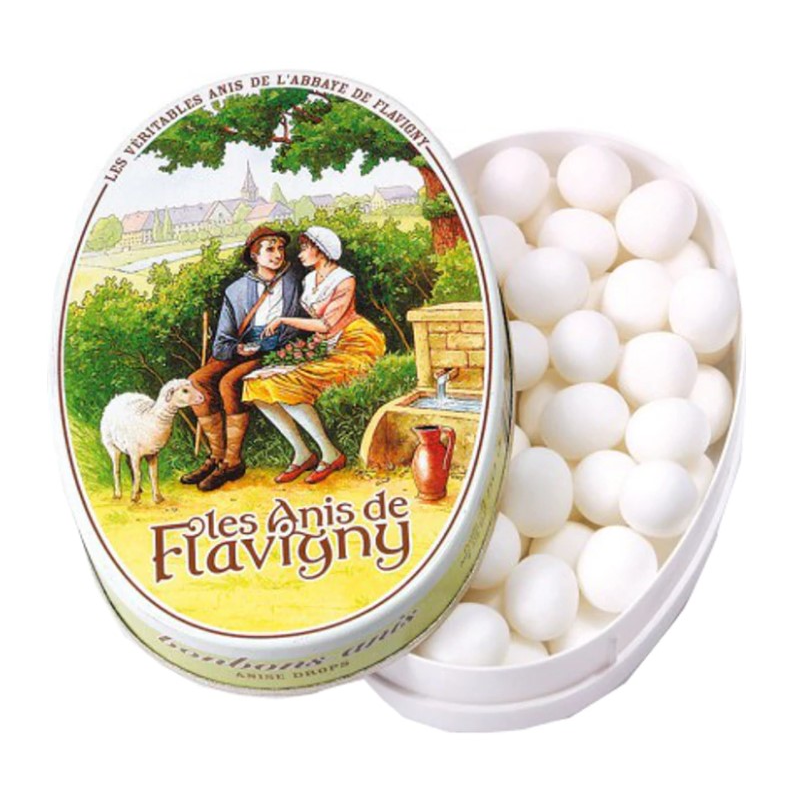 Les Anis de Flavigny Anise Candy Oval Tin 50 g