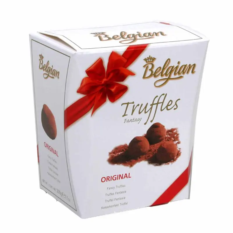 Belgian Fancy Original Truffles Chocolate  7 oz