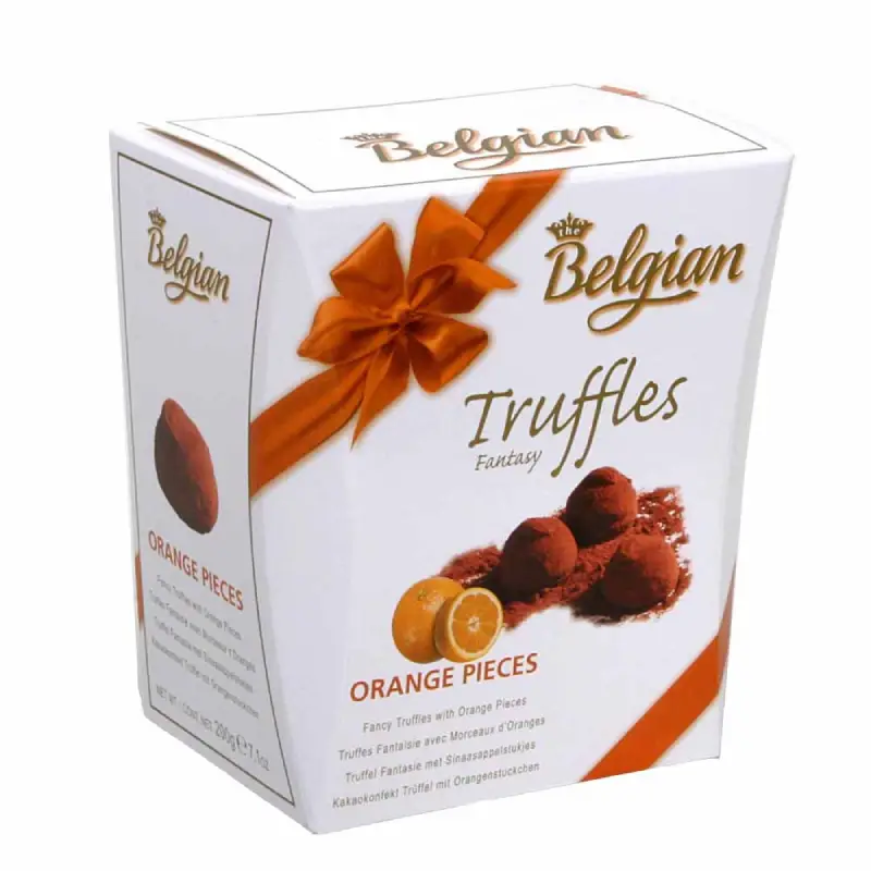 The Belgian Chocolate Group, Truffles with Orange 7 oz