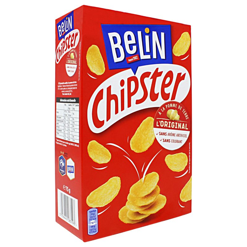 Belin Chipster Potato Chips 75 g