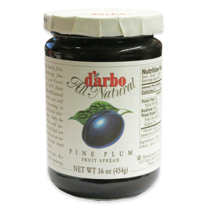 D'arbo Plum Fruit Spread 16oz