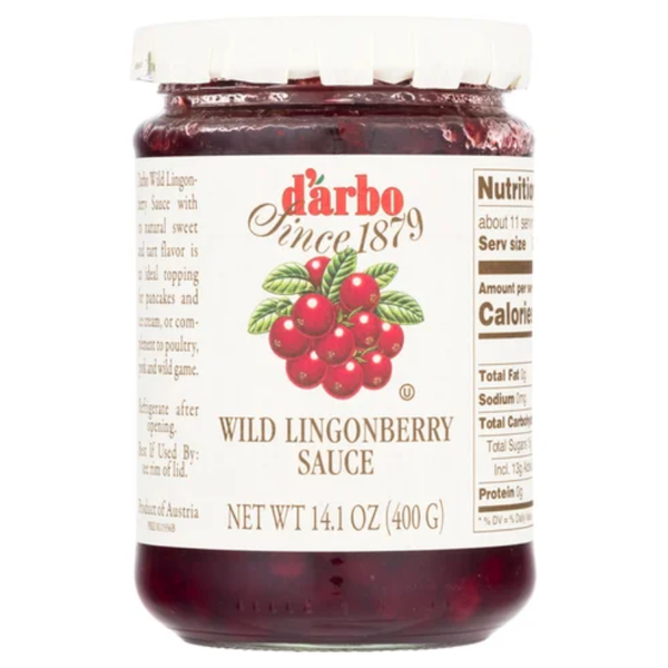 D'arbo Wild Lingonberry Sauce 14.1 oz / 400 g