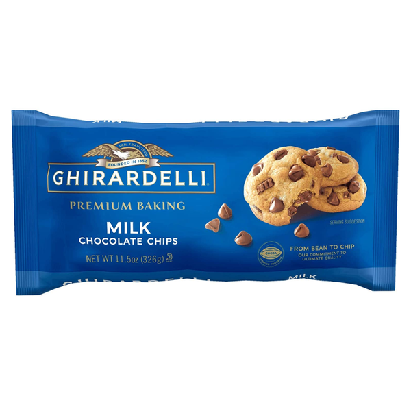 Ghirardelli Milchschokoladen-Backchips 11,5 oz