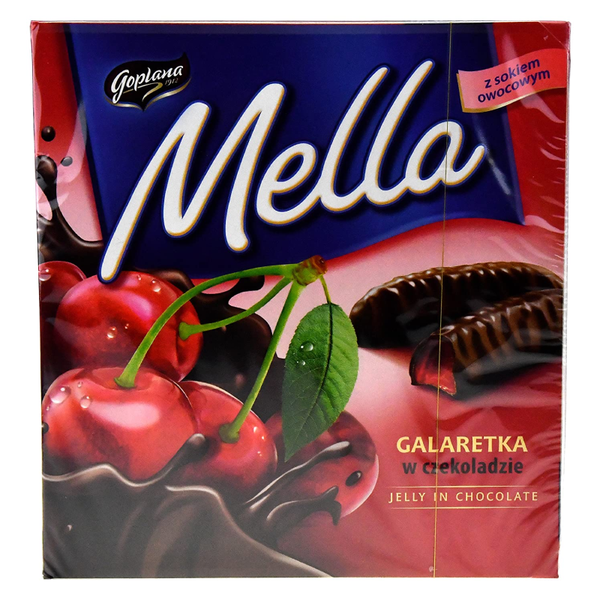 Jutrzenka MELLA Cocolate Coated Cherry Jelly, 6.7 oz
