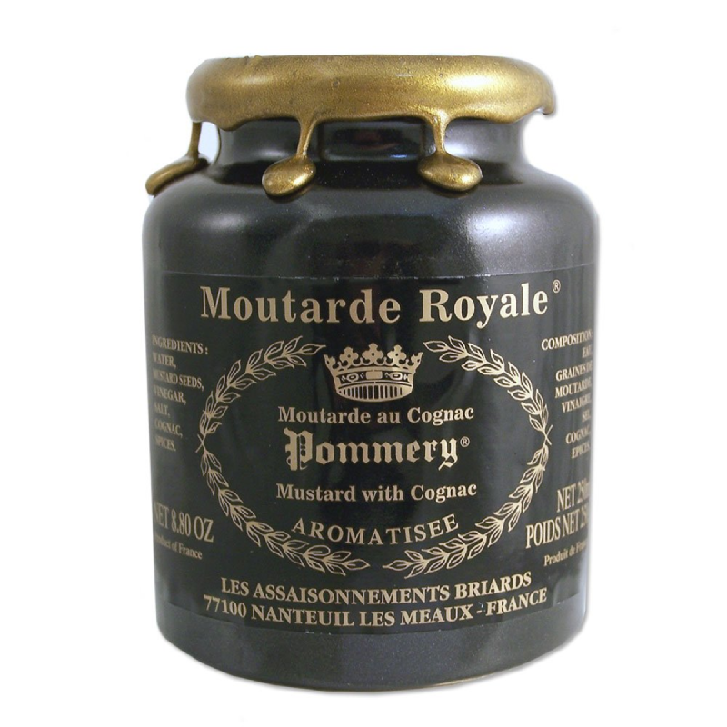 Pommery Meaux Grain Mustard In Stoneware Crock 17.6oz / 500g