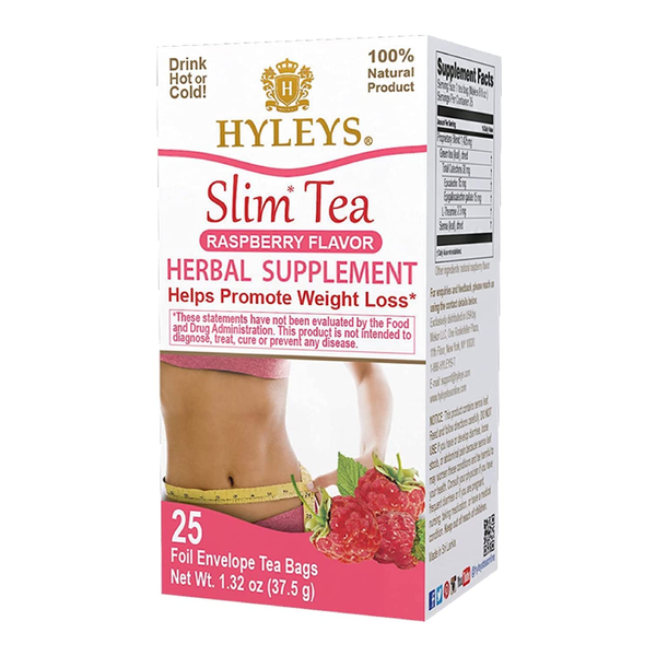Hyleys Slim Tea Raspberry Flavor 25 Tea Bags