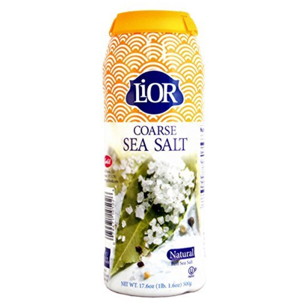 Lior Coarse Sea Salt Natural Red Sea Salt 17.6 oz
