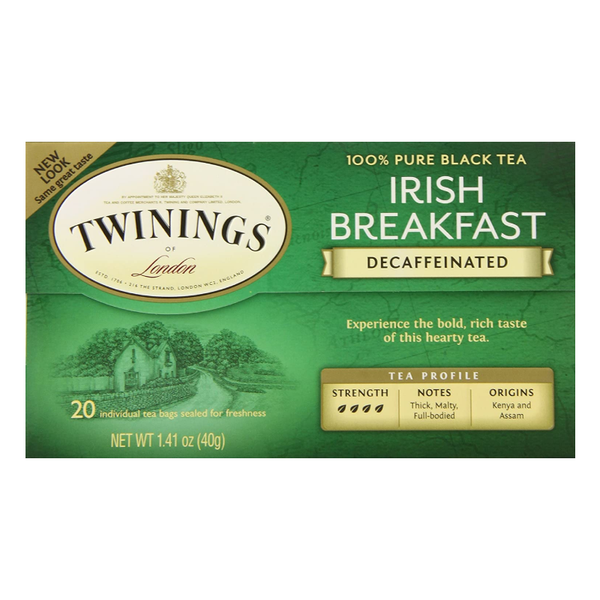 Twining Irish Breakfast Décaféiné 20 sachets de thé